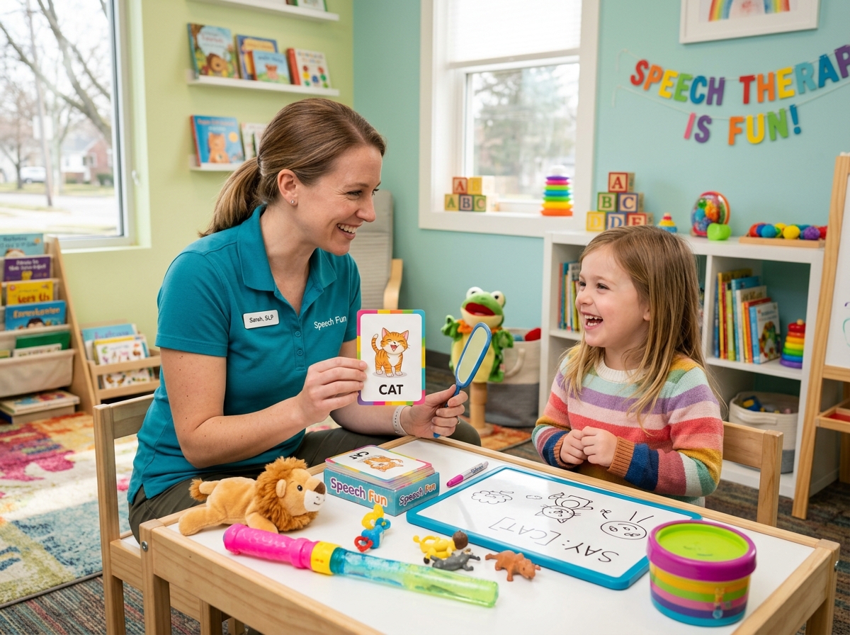 Speech Therapy session